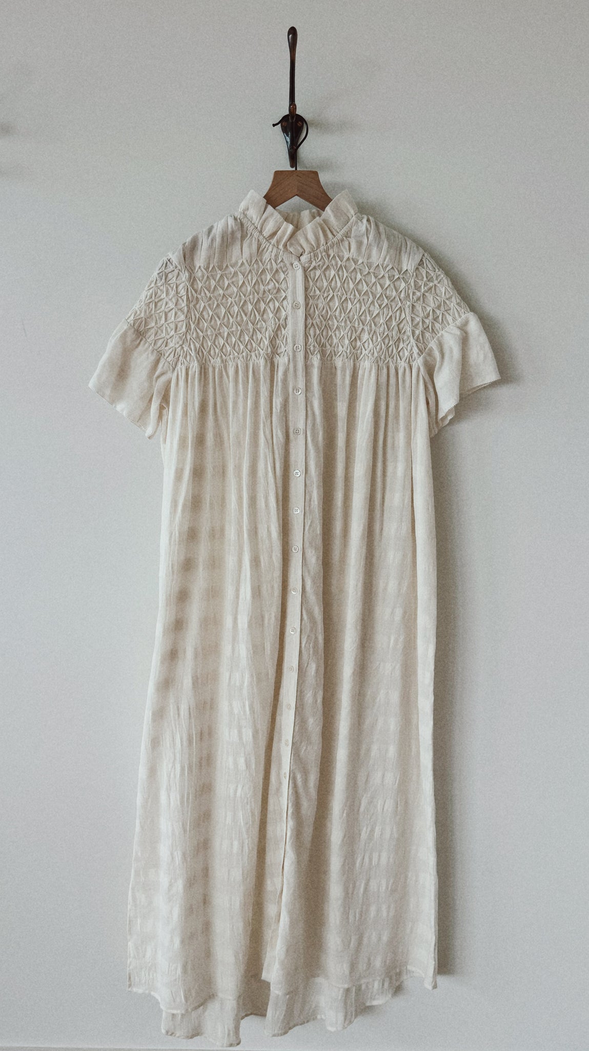 Isabel Dress, <i>natural check</i>